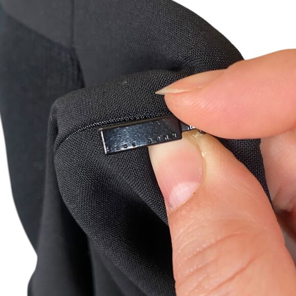 BOSS By Hugo Boss Valbone Black Mixed Material Classic Pencil Skirt SZ 6 - Picture 6 of 12